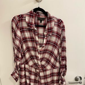 Lane Bryant tab sleeve, long shirt.